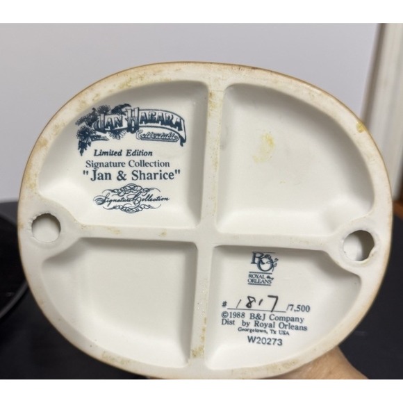 Vtg '88 Jan & Sharice Porcelain Figurine‎ Limited Edition Jan Hagara #4730 - Picture 12 of 12